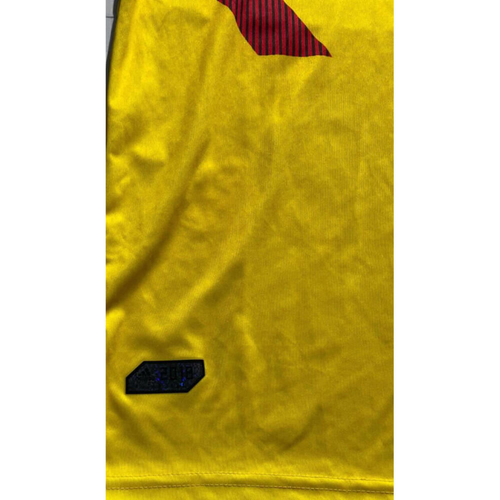 Adidas Columbia 2018 Russia Fifa World Cup Jersey M Yellow Short Sleeve Soccer - Picture 6 of 9